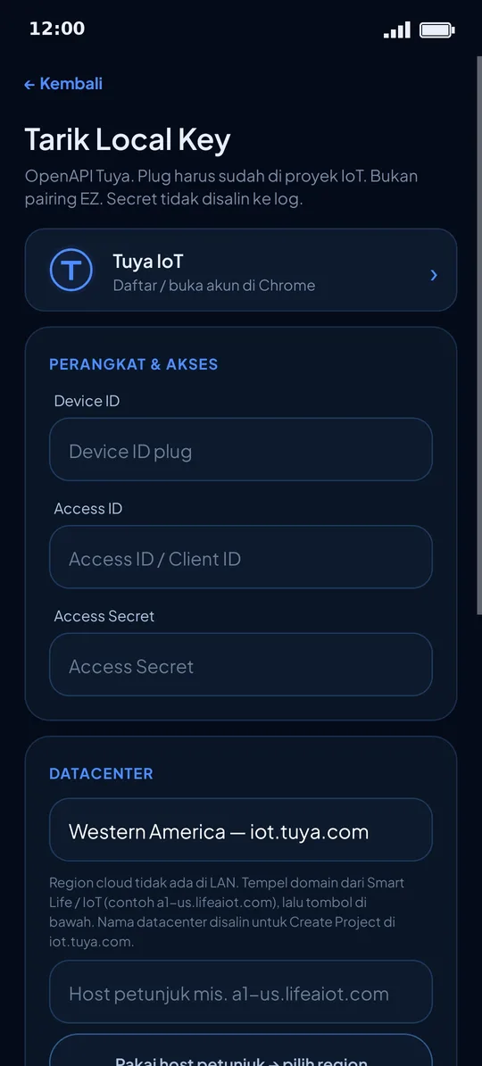 Tarik Local Key